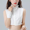 Inner Shirt Sleeves Double Pleated Lace Fake Sleeves Wild Sleeves, Size:One Size(White)