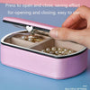 HN-001 Travel Portable Ring Lipstick Jewelry Storage Box(Mirror Version Blue)