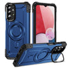 For Samsung Galaxy A13 5G Lens Holder MagSafe Phone Case(Blue)