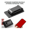 Car Seat Belt Holder Anti-collision Elastic Buckle Limiter(Carbon Fiber Black)