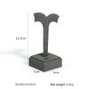 5x5x12.5cm Y-shaped Stud Holder Gray Jewelry Display Microfiber Jewelry Props Display Rack