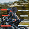 KUQIBAO Motorcycle Helmet Waterproof Bluetooth Headset With Light(Soft Microphone)