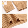 Autumn and Winter Female Knitted Cardigan College Style Sweater Jacket, Size: M(Pink)
