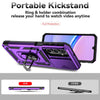 For Samsung Galaxy A16 5G Sliding Camshield Holder Phone Case(Purple)