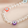 Angel Eyes Pendant Layered Necklace, Model: N2106-5 Colorful Eyes