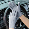 Outdoor Bicycle Riding Fishing Gloves Thin Breathable Anti-UV Sports Ice Silk Gloves, Style: Women Full Finger Gray
