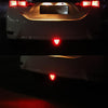 DC12V 1W Car Triangle Highlight Brake Lights Reversing Light with 20LEDs SMD-3528 (Black)