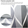 Shower Curtain Waterproof Bathroom Geometric Light Grey Bath Curtains, Size:80x200cm