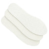 1pair Thin Latex Breathable and Sweat Absorbent Soft Bottom Comfort Shock Absorbing Insoles, Size: 38-39(Light Beige)