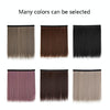 8261Z-1 Long Straight Hair Detachable Hat Wig Autumn And Winter Lamb Hat Wig(Aoki Gold)