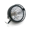 Motorcycle Reticular Retro Lamp LED Headlight Modification Accessories for Halley / Honda CG125 / Suzuki GN125(White)
