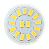MR11 15 LEDs 5730 SMD LED Spotlight, AC / DC 12-30V(Warm White)