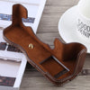 1/4 inch Thread PU Leather Camera Half Case Base for FUJIFILM X-H1 (Coffee)