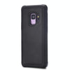 For Galaxy S9 Magnetic Shockproof PC + TPU + PU Leather Protective Case(Black)