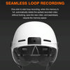 M6 1080P HD Camera Recorder Cycling Smart Helmet, Size: 54-63cm(Yellow)