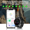 LEMFO GTS4/LT09 1.5 inch IP67 Fitness Wellness Smart Watch Support Bluetooth Call / Sleep / Blood Oxygen / Heart Rate Health Monitor, Steel Strap(Balck)