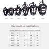 Dog Muzzle, Anti-Bite Barking Muzzle, Breathable, Black, 11.2x10.7x14.3cm