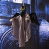 Flying Hanging Ghost Scary Sound and Moving for Halloween Decorations (Grey)