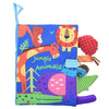 Tail Cloth Book Baby Enlightenment 3D Early Education Cloth Book(Jungle)