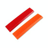 4pcs Car Cleaning Glass Water Film Soft Rubber Scraper, Color: Long Orange
