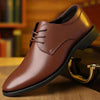 Suit Groomsmen Men Shoes Business Formal Casual Leather Dhoes, Size: 44(Brown)