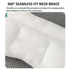 Cervical  Repair Traction Contour Pillow Help Relieve Neck and Shoulder Pain, Size: 710g Medium(Coffee)
