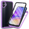 For Samsung Galaxy A05 Starry Sky Solid Color Series PC + TPU Phone Case with PET Film(Purple)