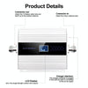 4G LTE 1800MHz Mobile Phone Signal Booster Repeater - UK Plug (Silver)
