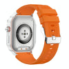 G40S 2.06 inch IP67 BT5.2 Sport Smart Watch, Support Bluetooth Call / Sleep / Blood Oxygen / Heart Rate / Blood Pressure Health Monitor(Orange)