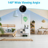 R10 4K WiFi Security Camera | Wireless Home Monitor | Night Vision | Motion Detection | Black