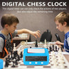HQT101 Plastic Chess Clock Go Chess Timer(Red Wine)