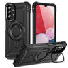 For Samsung Galaxy A13 5G Lens Holder MagSafe Phone Case(Black)