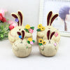 Pairs Creative Resin Crafts Large Cute Fat Garlic Rabbit Ornaments Home Bar Decoration