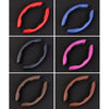 Car Universal Carbon Fiber Texture Leather Steering Wheel Cover (Black)
