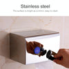 K20 304 Stainless Steel Bathroom Wall-mounted Waterproof Bright Light Paper Towel Roll Holder