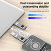 256GB NK-828 8 Pin + USB 2 in 1 Zinc Alloy U Disk with Fingerprint Unlock