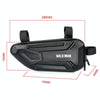 WILD MAN XT4 1.2L EVA Hard Shell Bicycle Triangle Bag Electric Vehicle Side Bag(Twill Pattern)