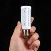 10W Section Dimmable Corn Light Bulb, E27 56 LED SMD 2835, AC 85-265V