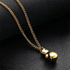 Punk Retro Mini Boxing Glove Necklace(gold)