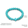 S2303-3 Cross Women Beaded Bracelet Turquoise Ethnic Style Charm Jewelry