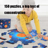 MiDeer Children Educational Early Education Paper Picture Puzzle Toy 150 PCS / Set(Spacewalk)