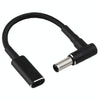 6.0 x 1.4mm Elbow to USB-C / Type-C Adapter Nylon Braid Cable