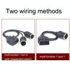 Car OBD To Cigarette Lighter Female Seat Driving Recorder Power Cord 50cm