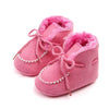 D2245 Winter Warm Baby Cotton Boots Plus Velvet Thickened Baby Walking Shoes, Size: 13cm(Pink)