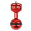 2.5cm Ball Head Clip for Action Camera Underwater Video Camera Light Diving Joint(Titanium)