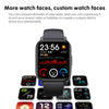 QS16Pro 1.83 inch Heart Rate / Blood Pressure Monitoring Waterproof Sports Smart Watch(White)