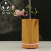 200ml Hollow-out Forest Pattern Wooden Essential Oil Aromatherapy Machine Ultrasonic Humidifier Automatic Alcohol Sprayer, Plug Specification:AU Plug(Light Brown-4)