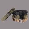 Heavy Duty Nylon Dog Collar XL Khaki - Strong & Comfortable