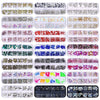 12 Grid Flat Bottom Shaped Nail Rhinestones Nail Decoration, Specification: 07