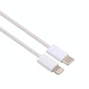 12W PD USB-C / Type-C to 8 Pin Data Cable, Cable Length: 1m(White)